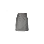Girls Zip Pocket School Skirt in Grey